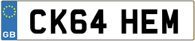 Truck License Plate